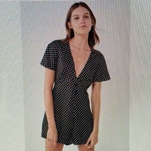 Kimchi Blue  -Urban Outfitters Dot print romper XS